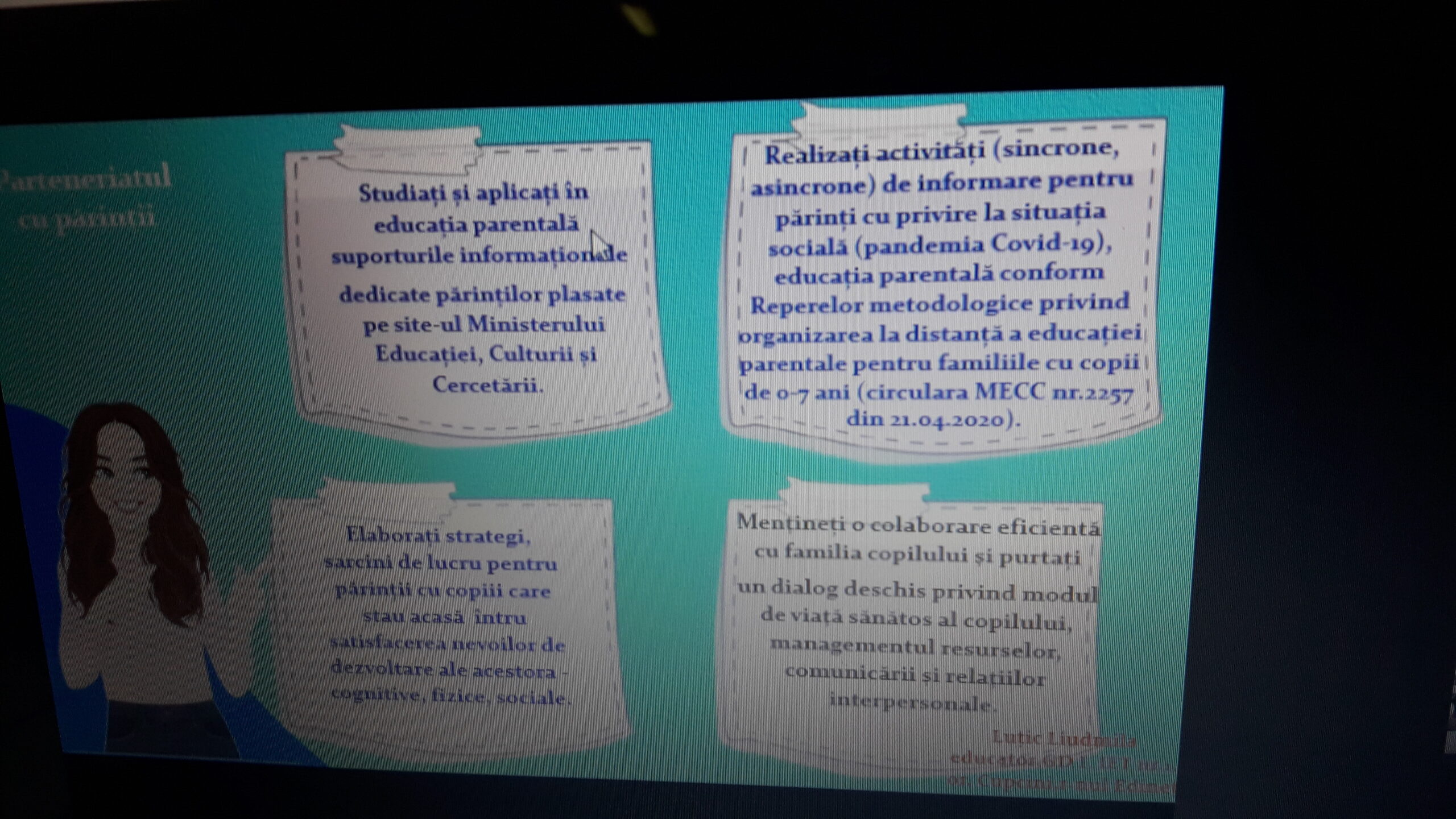 Seminar de instruire pentru cadrele didactice privind asigurarea condițiilor sanitaro-igienice, controlul infecției cu COVID-19, asigurarea securității procesului educațional și de îngrijire în Instituțiile de educație timpurie. Instruiri organizate și desfășurate in conformitate cu ordinul MECC.