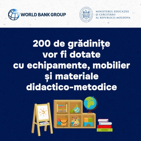 Dotarea gradinițelor