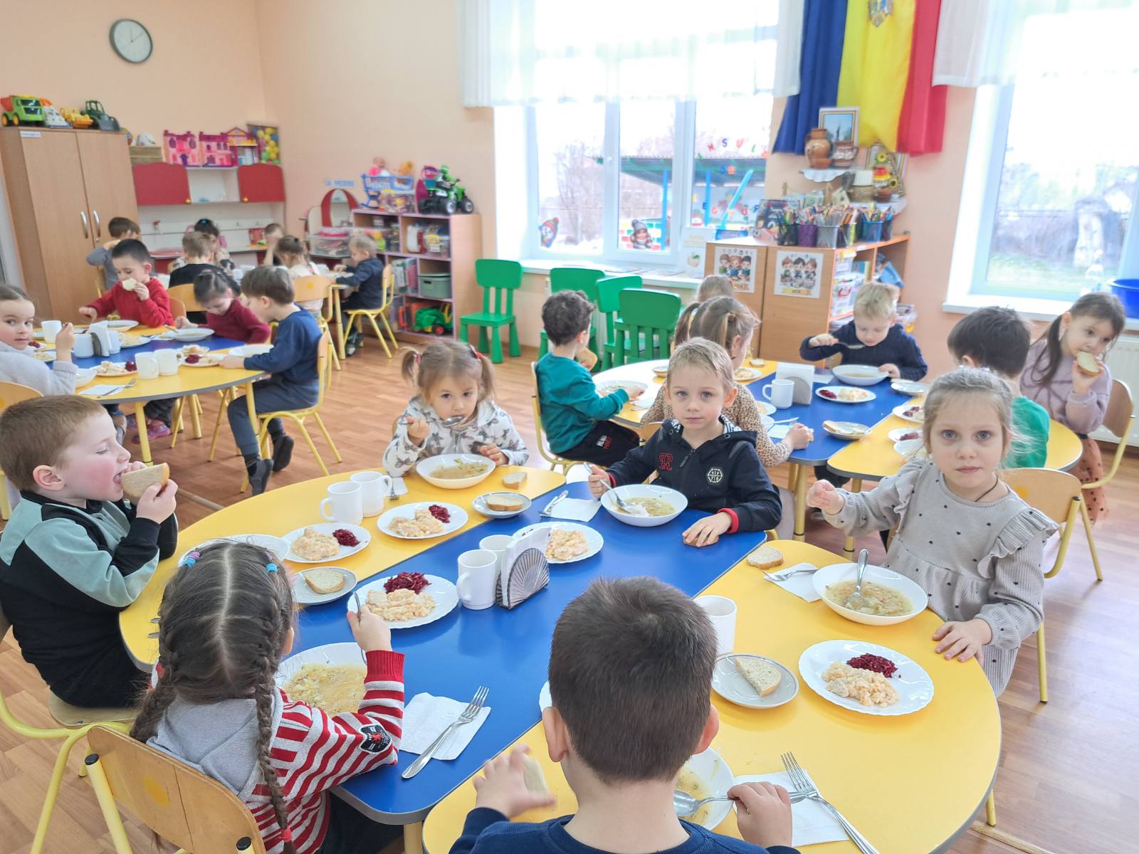 Aspecte din organizarea alimentației copiilor la grădiniță.